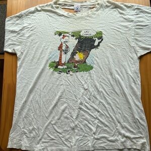 Vintage, distressed Calvin & Hobbes t-shirt